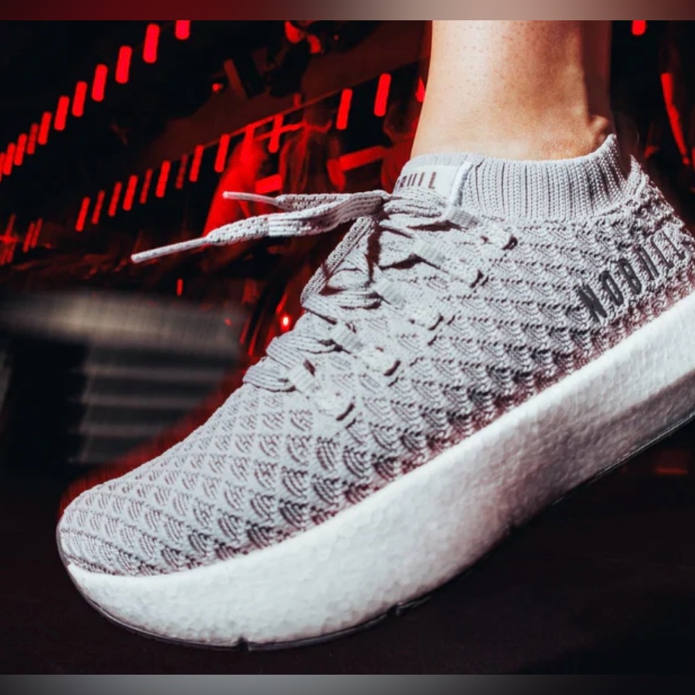 Nobull Women’s Drive Knit Athletic Tennis Shoes Size 8 Arctic Grey NIB - Picture 7 of 7